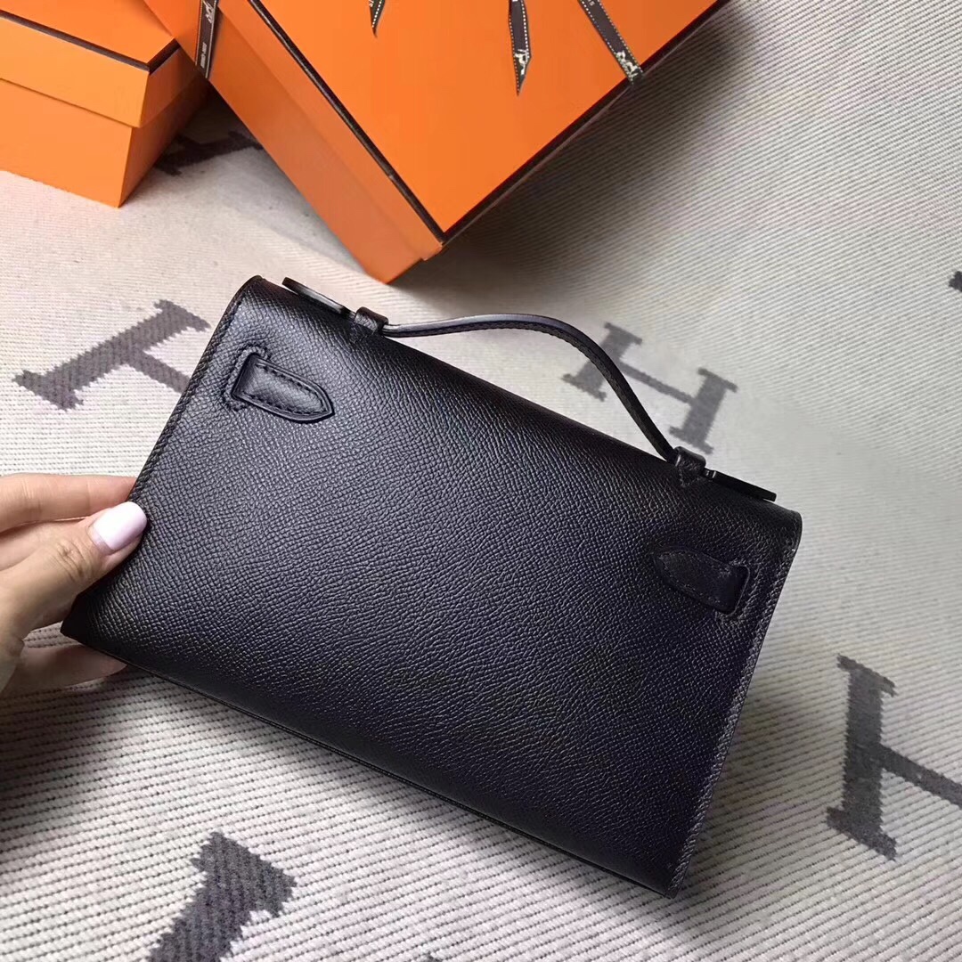 에르메스 미니 켈리백22 블랙 금장 앱송